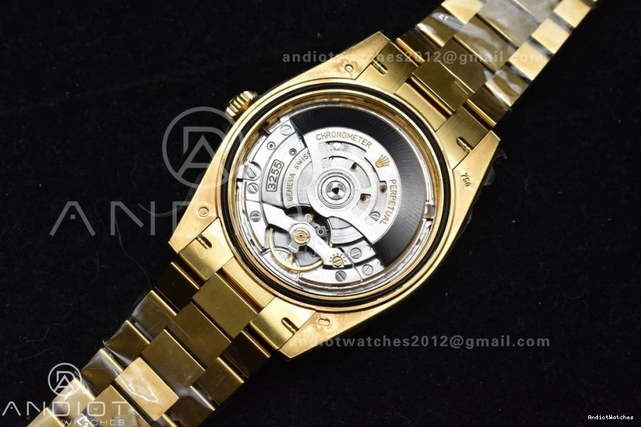 ARF Bracelet VR3255 President Black Weight) Crystal (Gain Best Date Day YG 1:1 Soft 228238 40 On Dial 656 Edition 0124